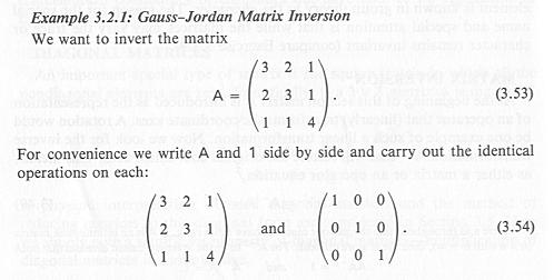 Gauss-Jordan Inversion 1
